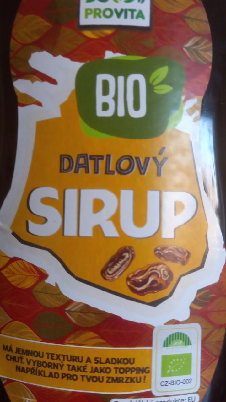 Fotografie - Bio Datlový sirup Provita