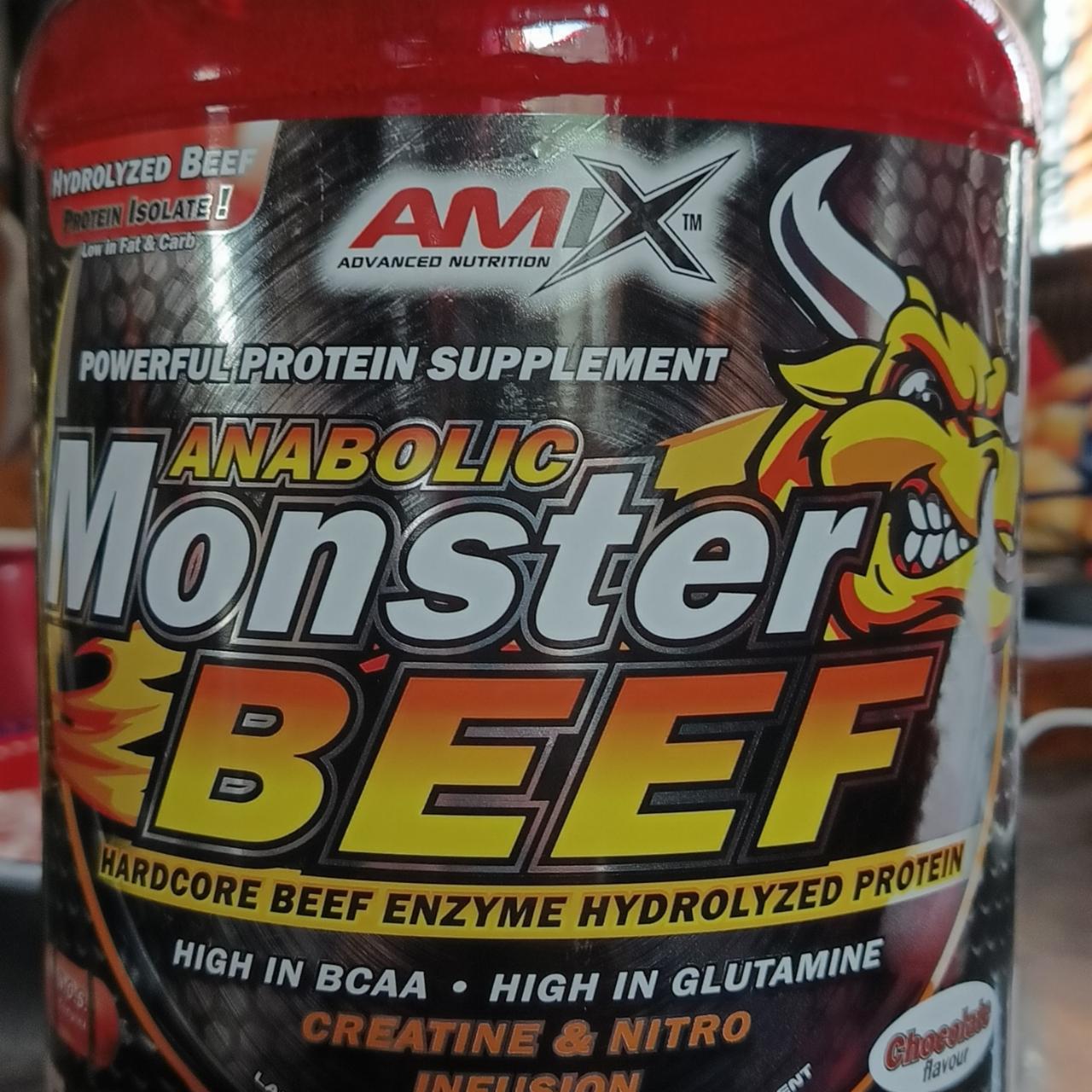 Fotografie - Anabolic monster beef protein čokoláda Amix Nutrition