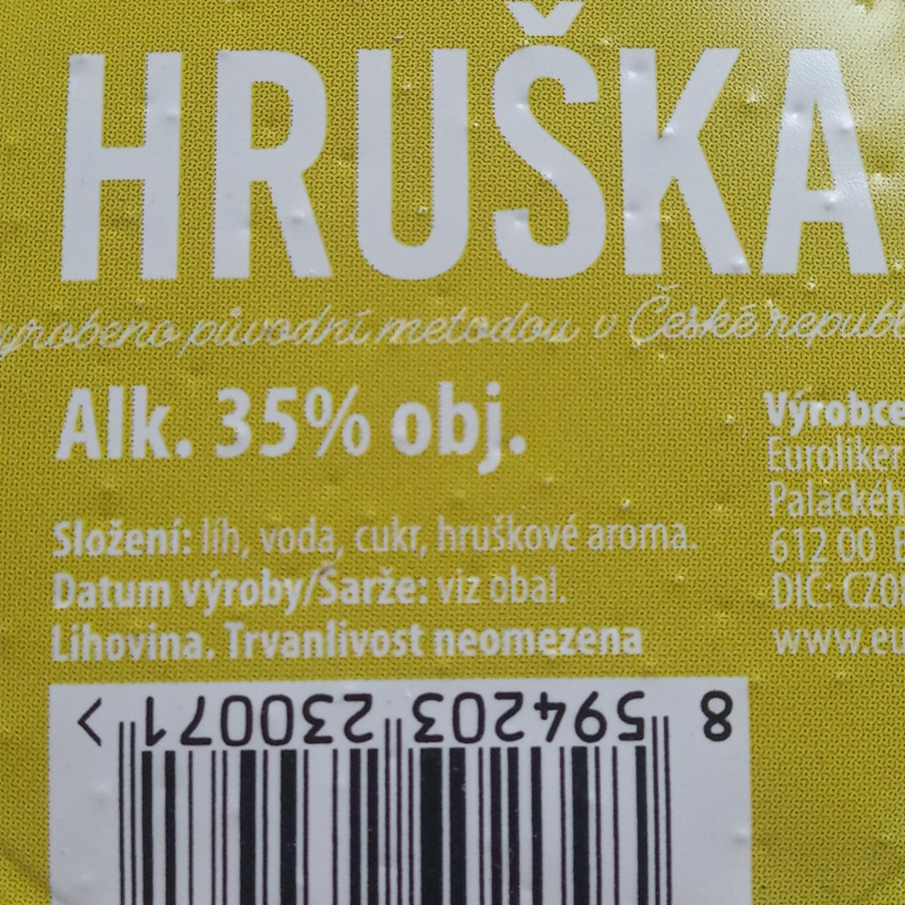 Fotografie - Hruška 35% Euroliker