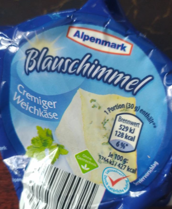 Fotografie - Blauschimmel Cremiger Weichkäse Alpenmark