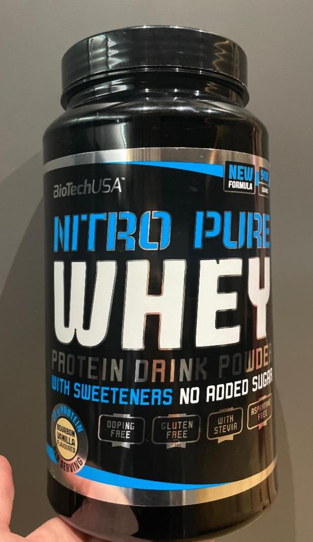 Fotografie - BioTech USA NITRO PURE WHEY protein drink powder