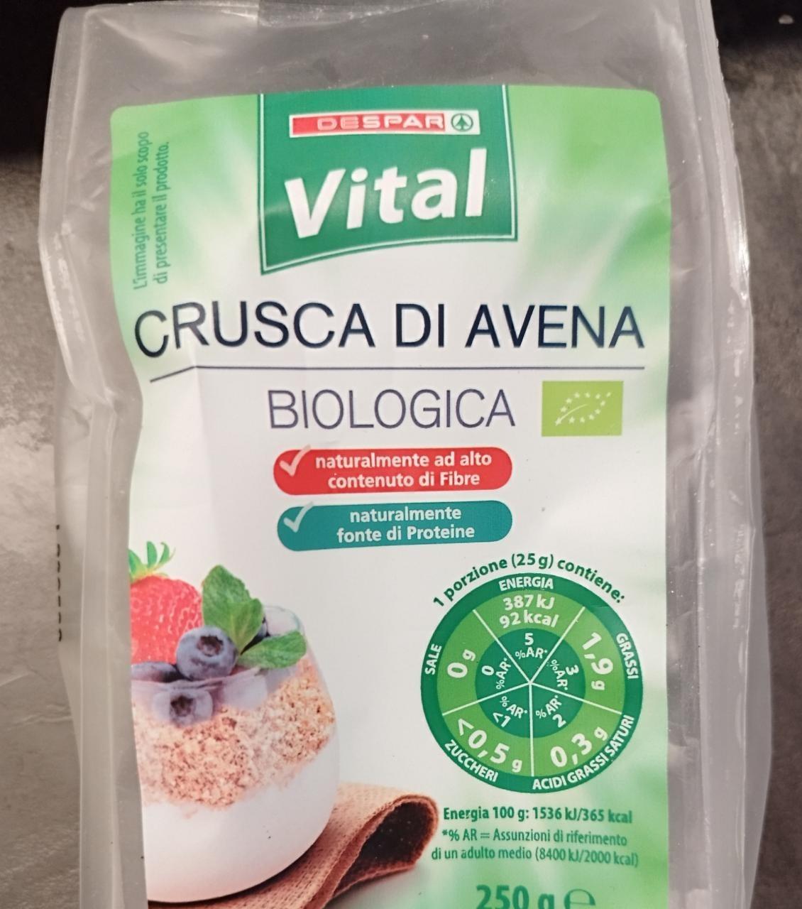 Fotografie - Vital crusca di avena DeSpar