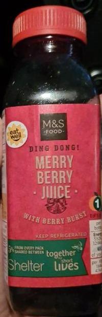 Fotografie - Merry Berry Juice M&S Food