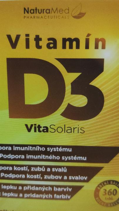 Fotografie - VitaSolaris vitamín D3 NaturaMed