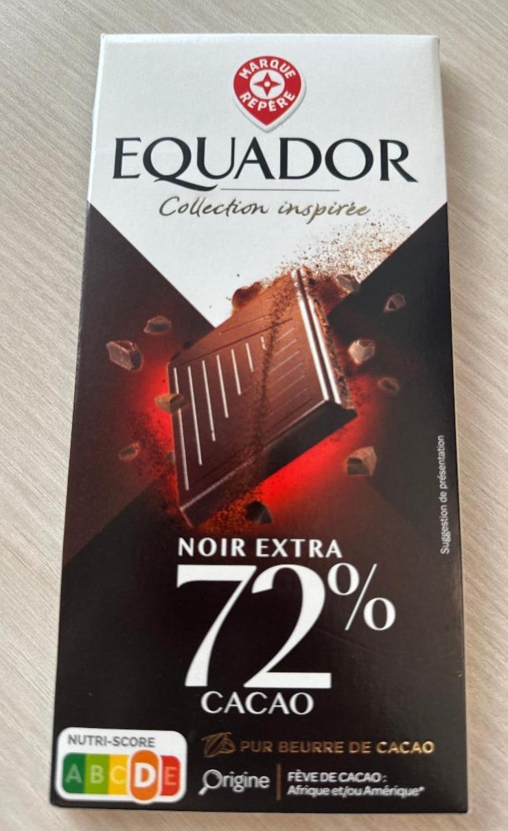 Fotografie - Equador noir extra 72% cacao Marque Repere