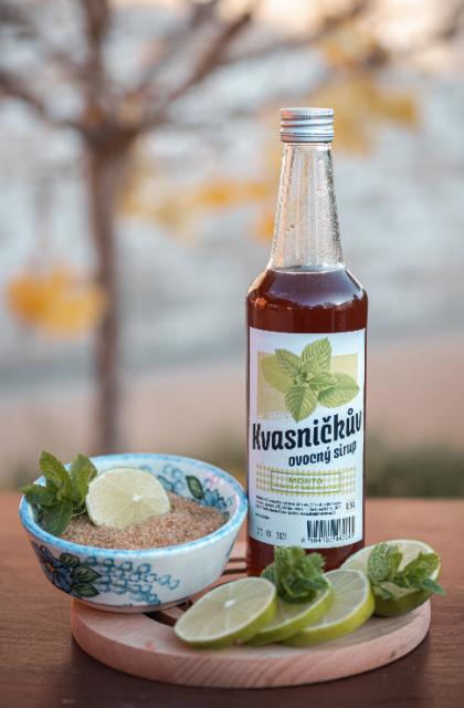 Fotografie - Kvasničkův ovocný sirup mojito Džemy Kvasnička