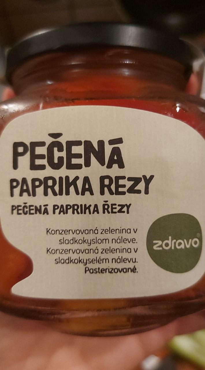 Fotografie - pečená paprika řezy