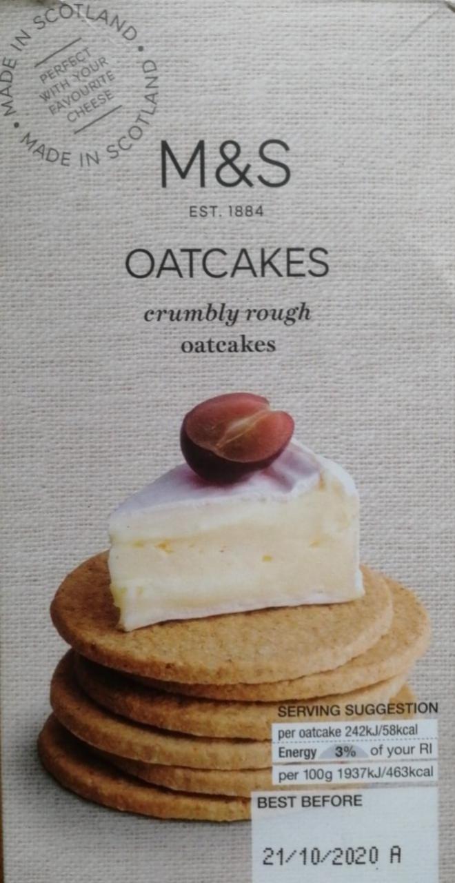 Fotografie - oatcakes Marks&Spencer