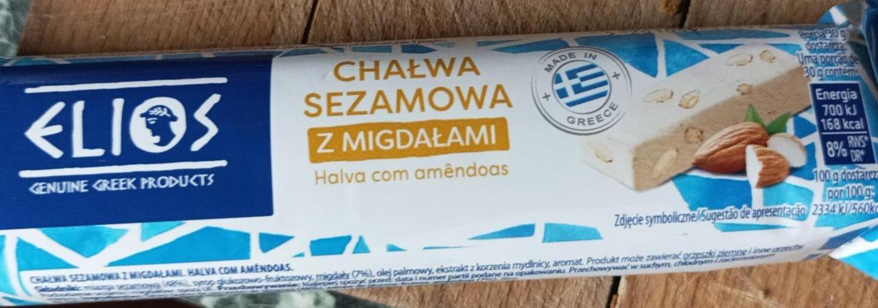 Fotografie - Chałwa Sezamowa z Migdałami Elios