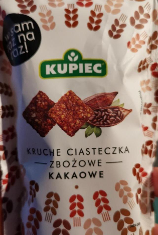 Fotografie - Kruche ciasteczka zbozowe kakaowe Kupiec