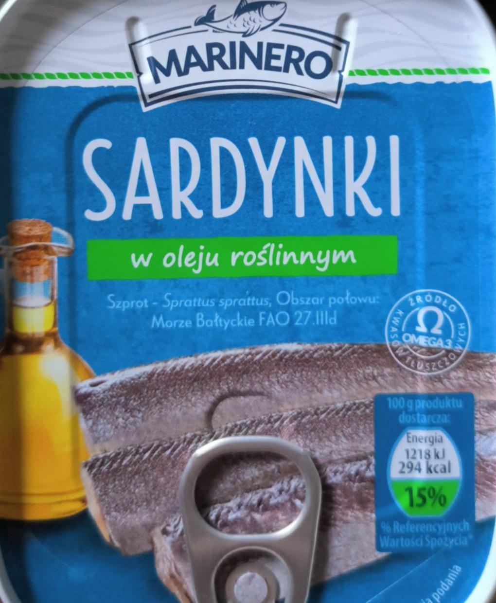 Fotografie - Sardynki w oleju roślinnym Marinero