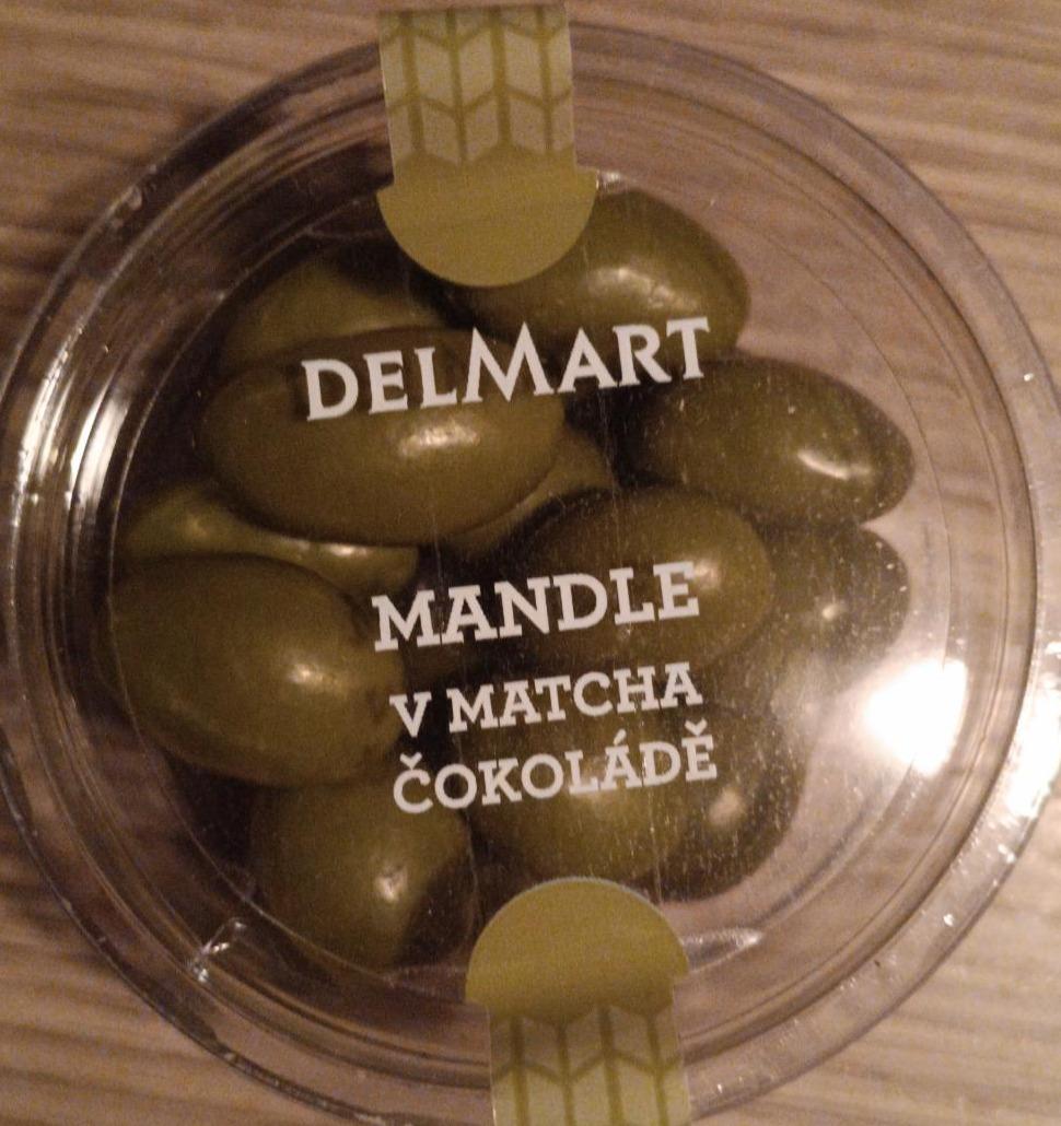 Fotografie - Mandle v matcha čokoládě Delmart