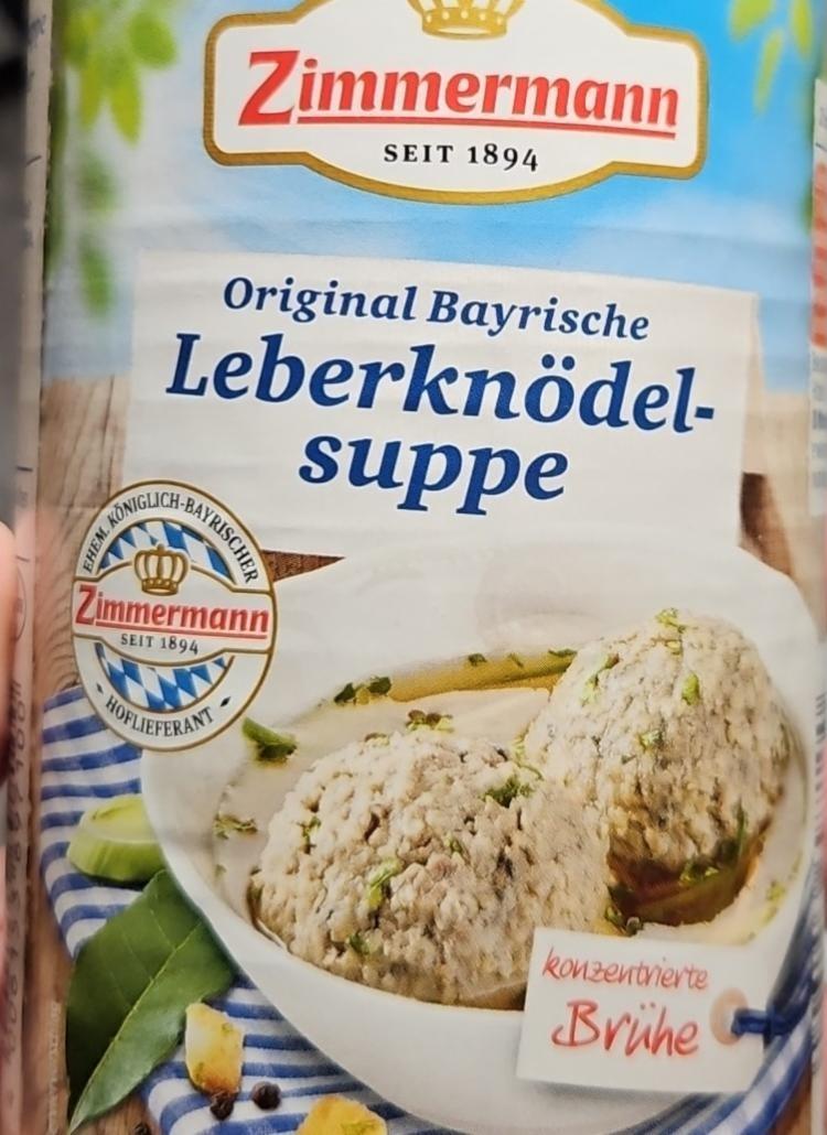 Fotografie - Leberknödel suppe Zimmermann