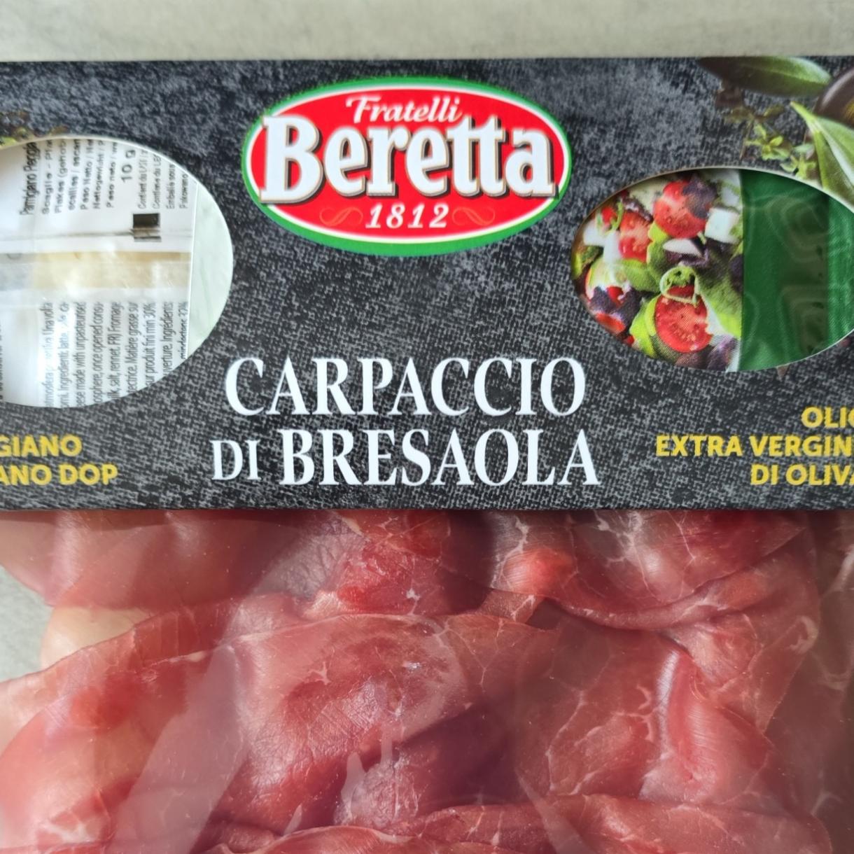 Fotografie - Carpaccio di bresaola Fratelli Beretta