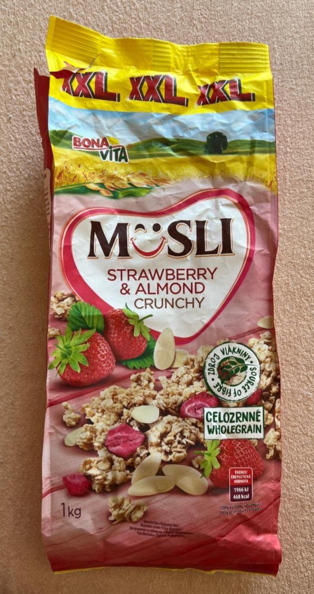 Fotografie - Musli strawberry & almond crunchy Bonavita