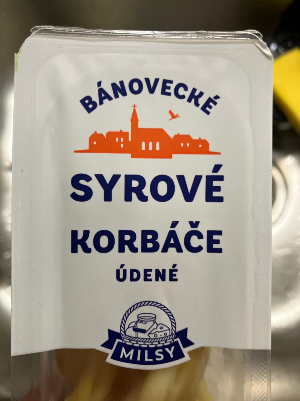 Fotografie - Bánovecké syrové korbáče údené Milsy