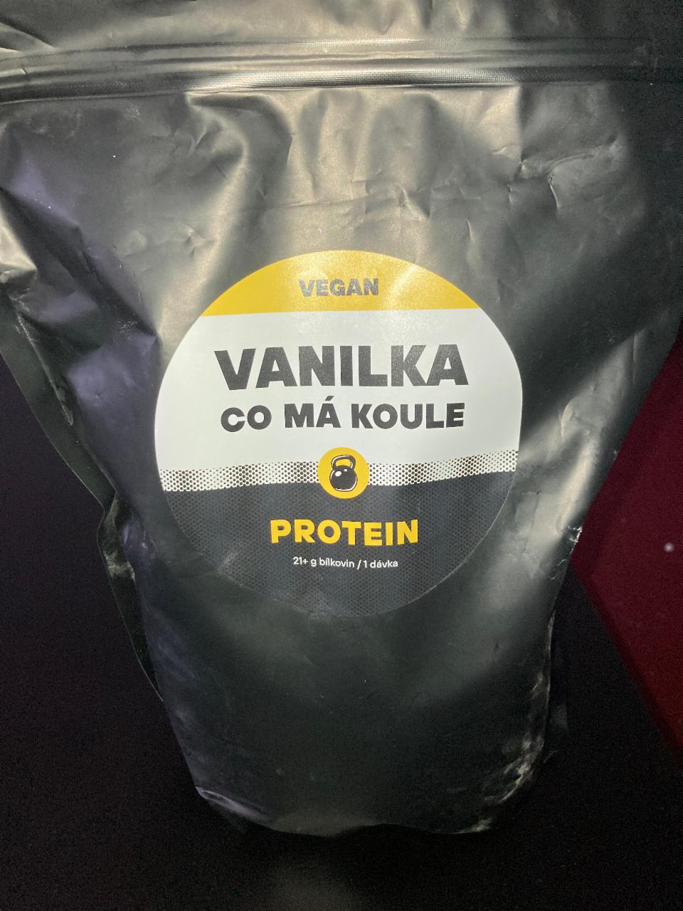 Fotografie - Vegan Vanilka co má koule Protein Železná koule