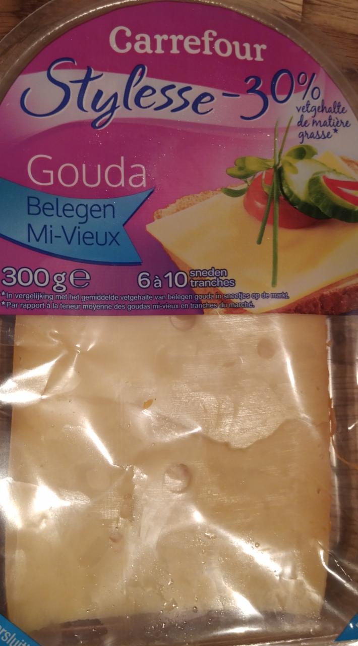 Fotografie - Stylesse Gouda Mi-Vieux -30% de matière grasse Carrefour