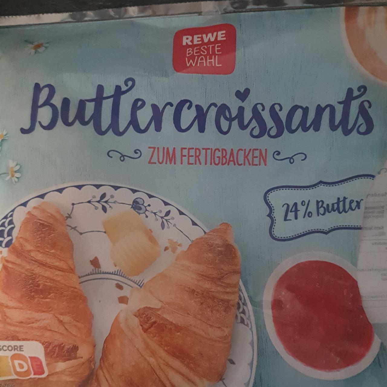 Fotografie - Buttercroissants Rewe beste wahl