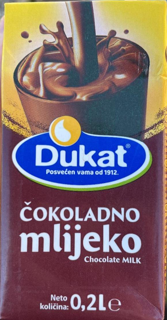 Fotografie - Čokoladno mlijeko Dukat