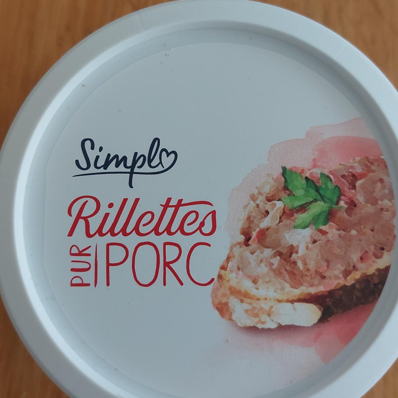 Fotografie - Rillettes pur porc Simpl