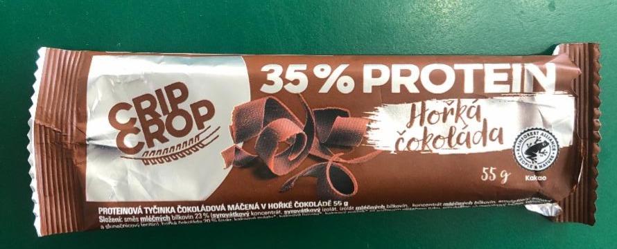 Fotografie - 35% Protein Hořká čokoláda Crip Crop