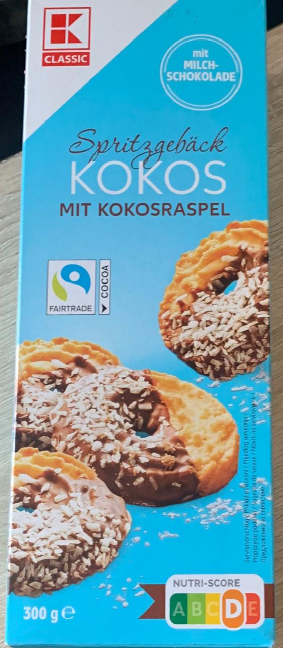 Fotografie - Spritzgebäck Kokos mit kokosraspeln K-Classic