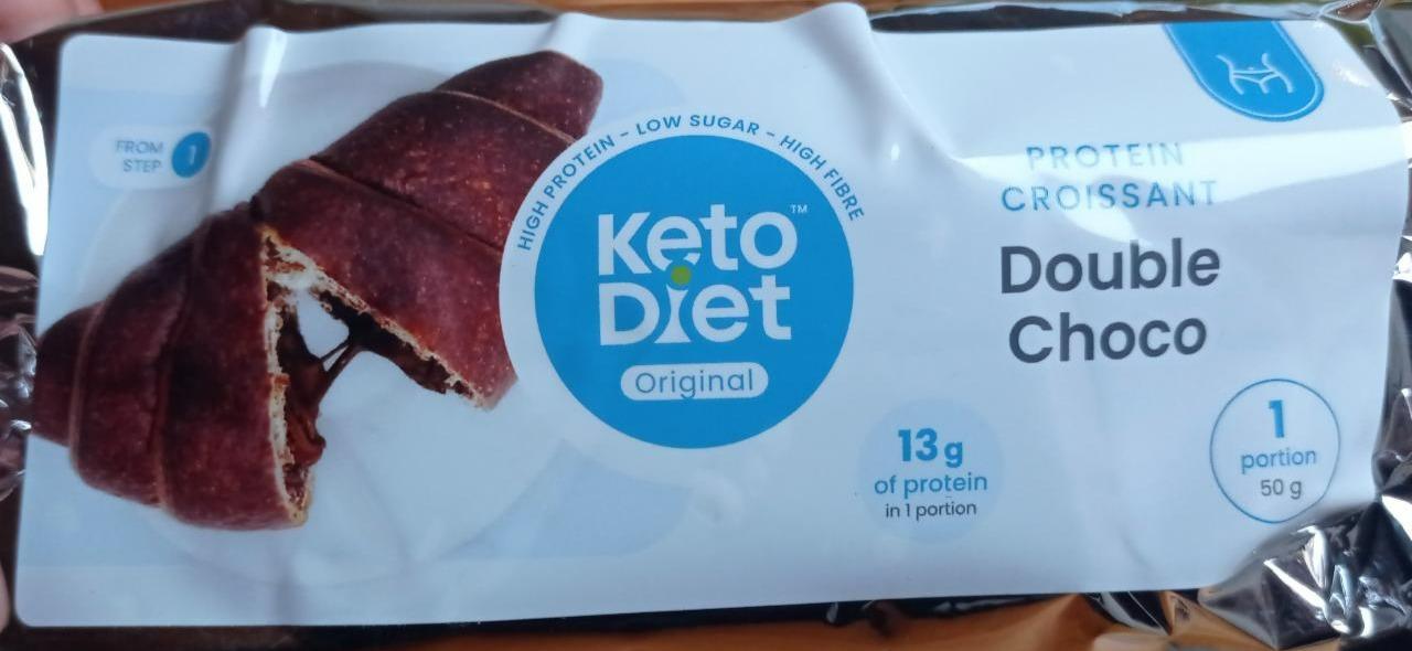 Fotografie - Proteinový croissant double choco KetoDiet