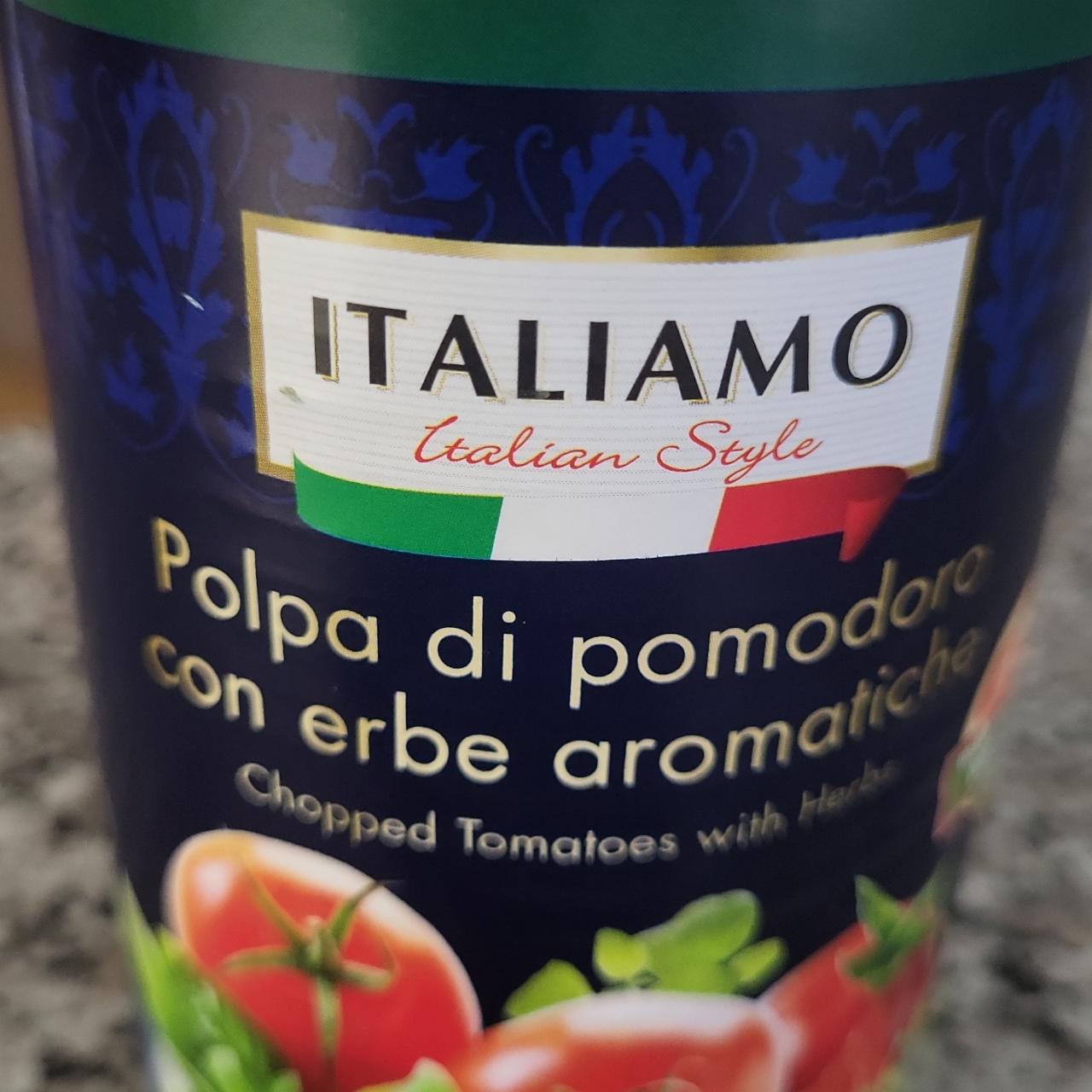 Fotografie - Polpa di pomodoro con erbe aromatische Italiamo