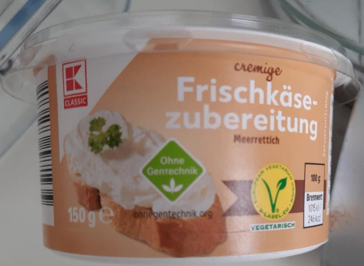 Fotografie - Frischkäse-zubereitung Meerrettich K-Classic