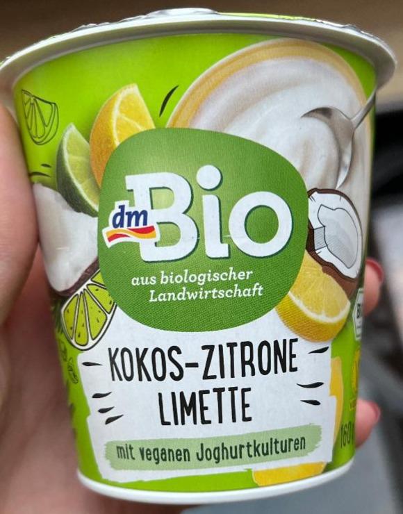 Fotografie - Kokos Zitrone Limette mit veganen Joghurtkulturen dmBio