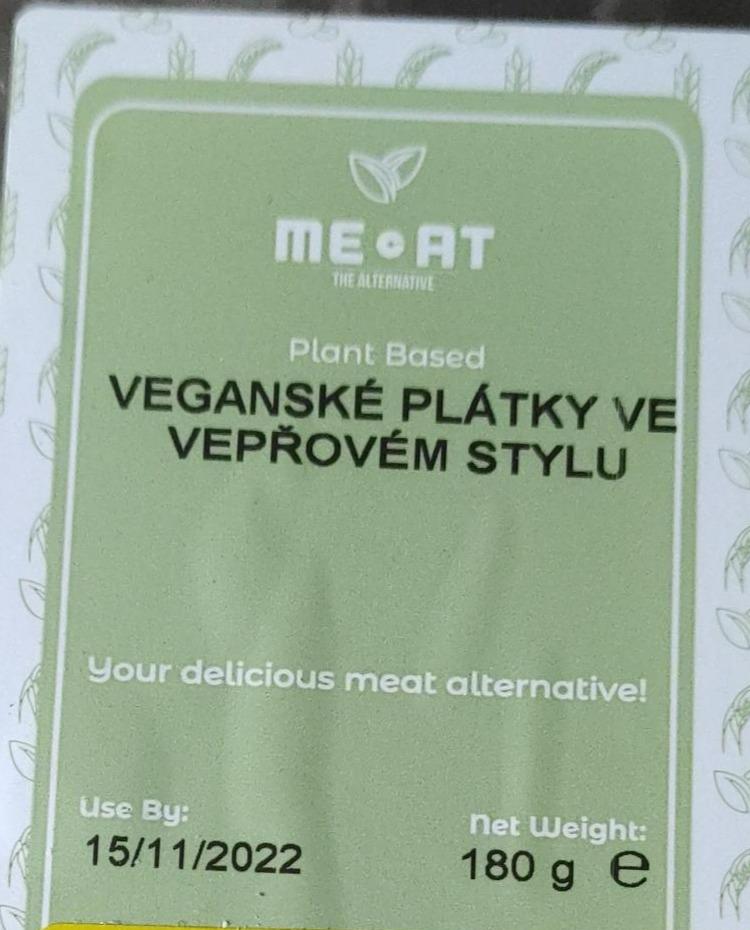 Fotografie - Veganské plátky ve vepřovém stylu Meat