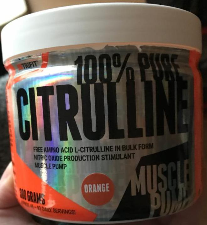 Fotografie - 100% pure Citrulline Orange Extrifit