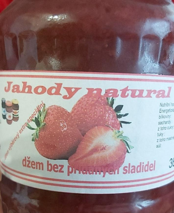 Fotografie - Jahody natural džem bez přidaných sladidel