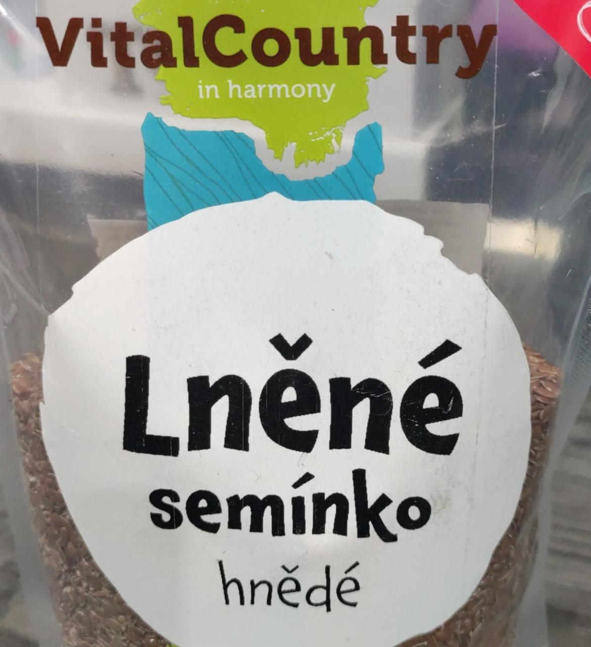 Fotografie - Lněné semínko VitalCountry hnědé