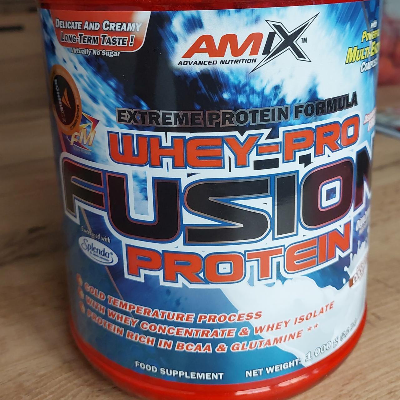 Fotografie - Whey-pro fushion protein double choco coconut Amix advanced nutrition