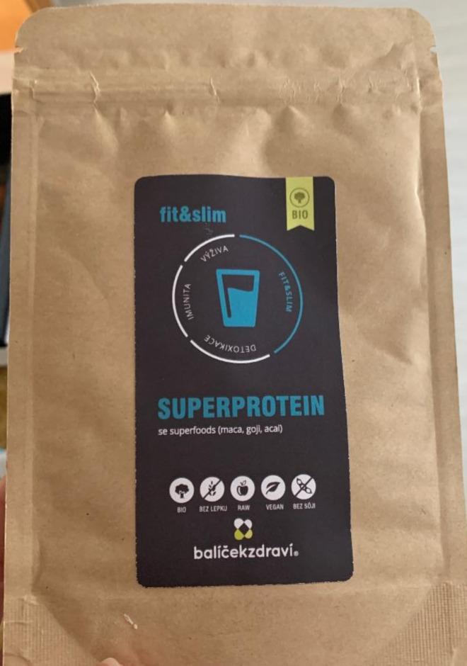 Fotografie - fit & slim Bio Superprotein 80 s příchutí kokosu Balíček zdraví