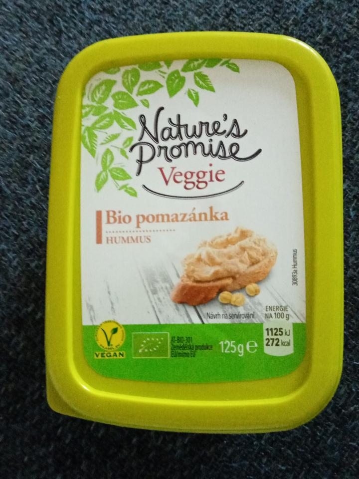 Fotografie - Veggie Bio Pomazánka hummus BIO Nature's Promise