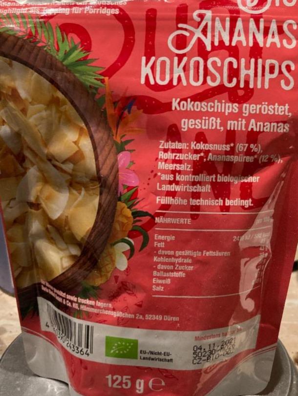 Fotografie - Ananas-Kokoschips