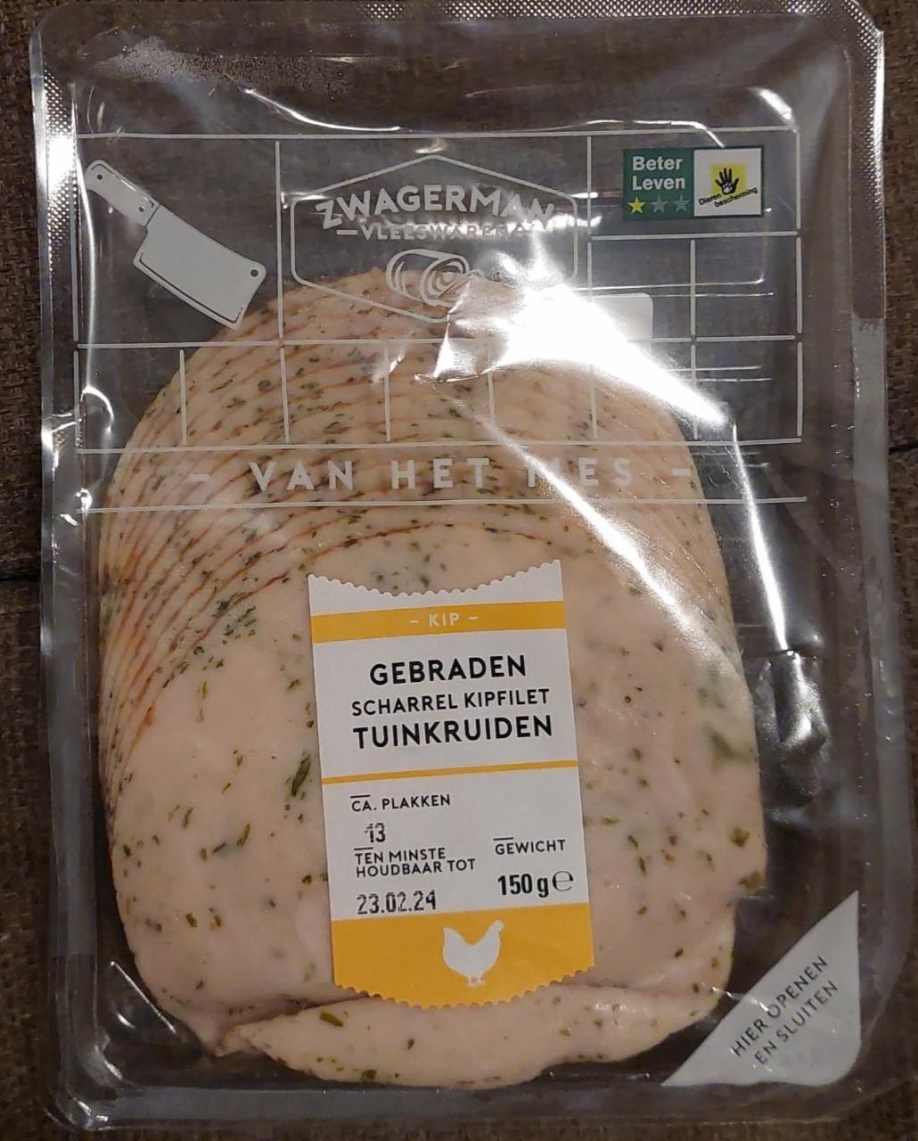 Fotografie - Gebraden scharrel kipfilet tuinkruiden Zwagerman