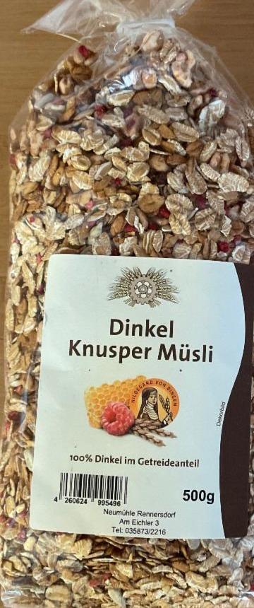 Fotografie - dinkel knusper müsli