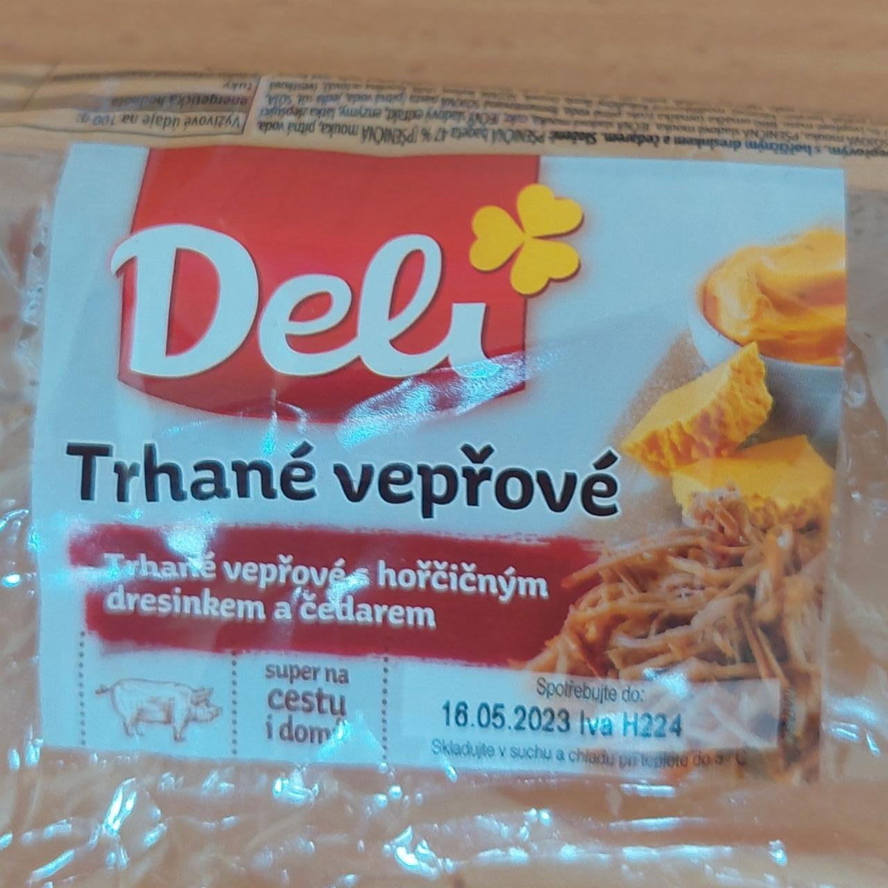 Fotografie - Bageta s trhaným vepřovým masem Deli