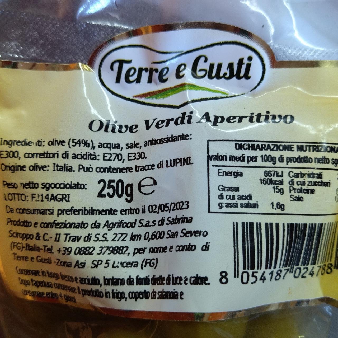 Fotografie - Olive Verdi Aperitivo Terre e Gusti