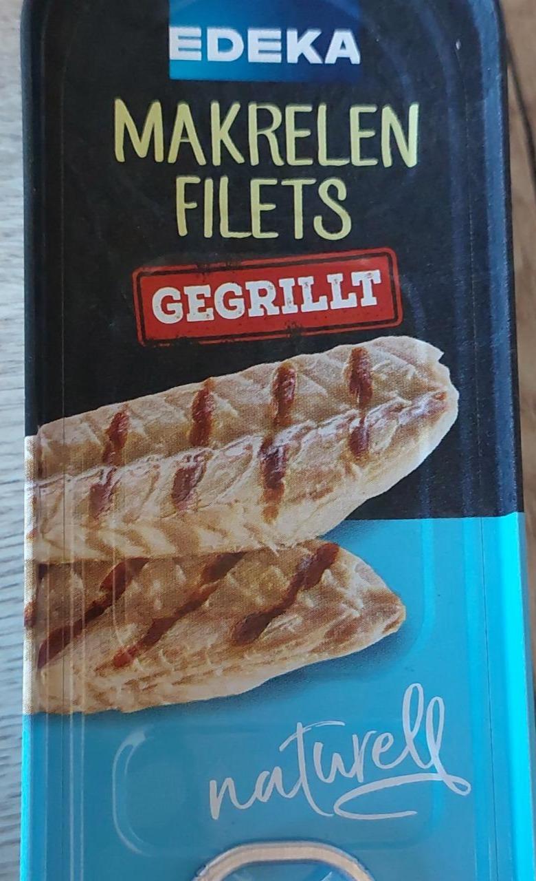 Fotografie - Makrelen Filets gegrillt naturell Edeka