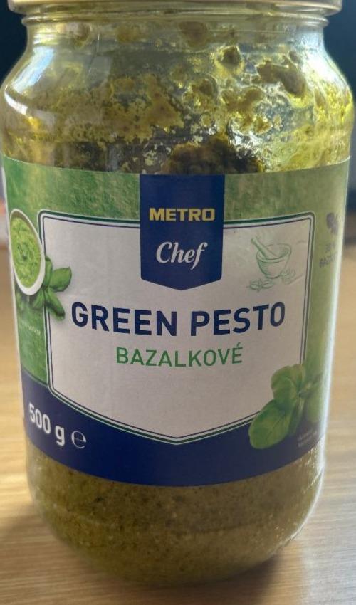 Fotografie - Green pesto bazalkové Metro Chef