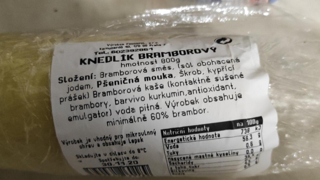 Fotografie - Bramborový knedlík Foodspol