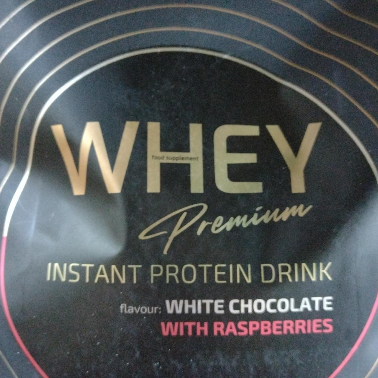 Fotografie - Whey premium instant protein drink white chocolate raspberries inSPORTline