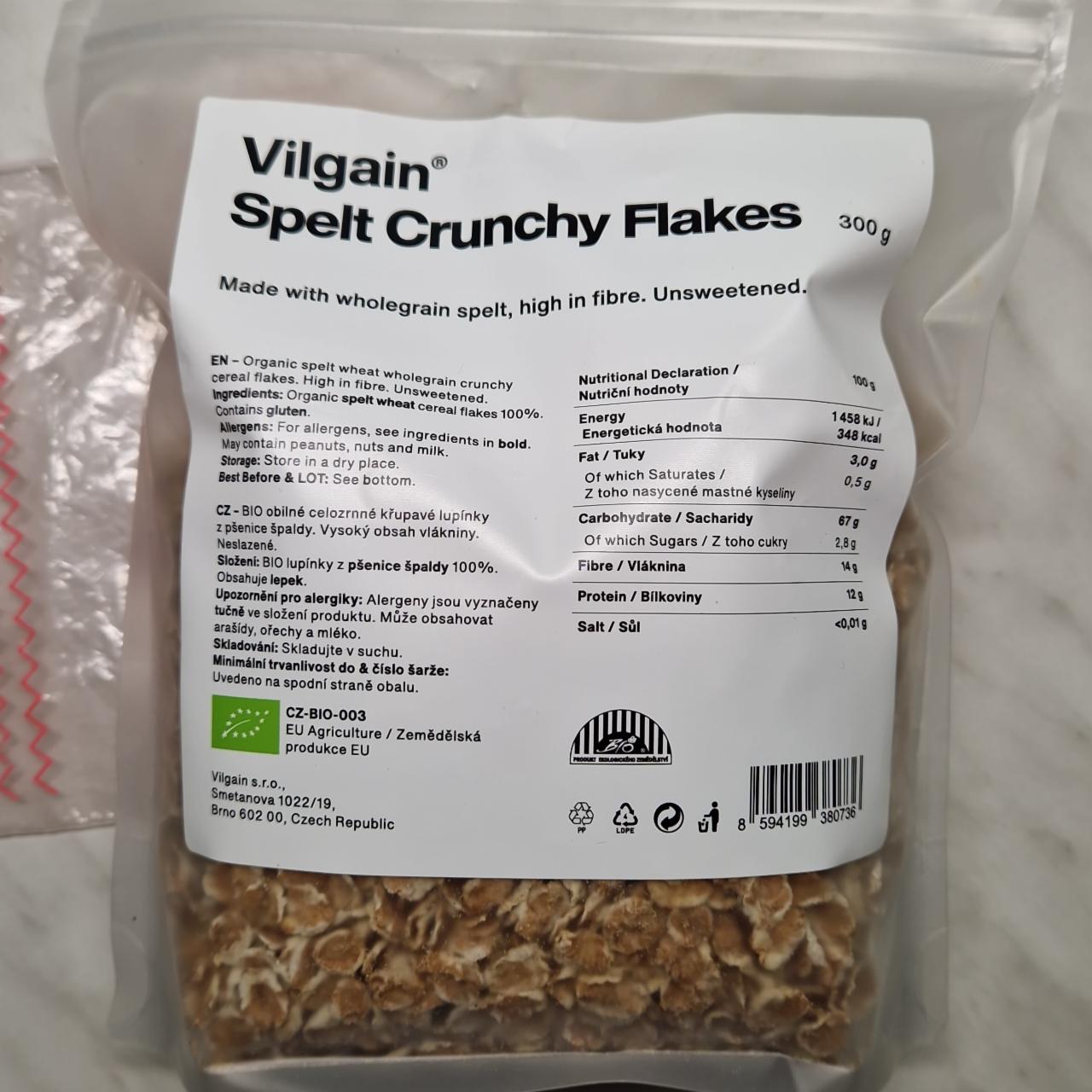 Fotografie - Spelt Crunchy Flakes Vilgain