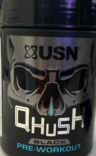 Fotografie - Qhush black Pre-Workout USN