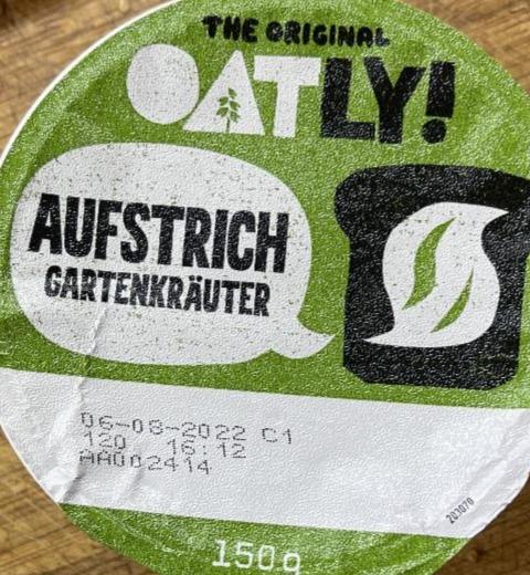 Fotografie - Aufstrich Gartenkräuter Oatly!